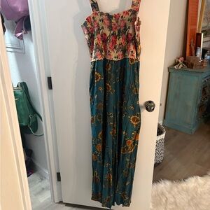 NATURAL LIFE Floral Jumpsuit - Multicolor